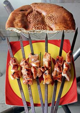 The meat served at this eatery is tender, juicy and as soft as a marshmallow. (PHOTOS: SHIVAM SAXENA/HT) The meat served at this eatery is tender, juicy and as soft as a marshmallow. (PHOTOS: SHIVAM SAXENA/HT)