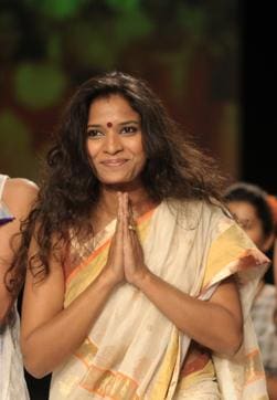 Vaishali Shadangule showcased her SS17 collection, And Quiet Flows the Thread, at the New York Fashion Week on September 8