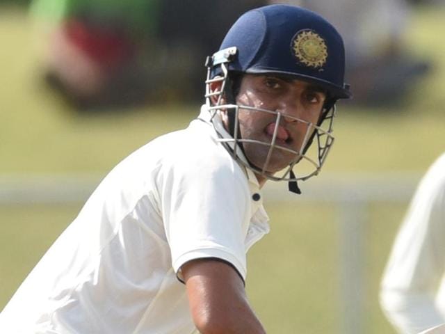 India Blue Captain Gautam Gambhir during the Practice session at Saheed Vijay Pathik Sports Complex. (Ravi Choudhary/HT PHOTO) India Blue Captain Gautam Gambhir during the Practice session at Saheed Vijay Pathik Sports Complex. (Ravi Choudhary/HT PHOTO)
