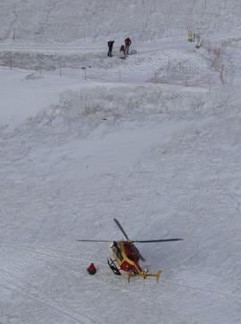 The Vallee Blanche Cable Car that rises to an altitude of 3,778 metres (12,395 feet) connects the famed Aiguille du Midi peak to the Pointe Helbronner and takes 30 minutes. (AP) The Vallee Blanche Cable Car that rises to an altitude of 3,778 metres (12,395 feet) connects the famed Aiguille du Midi peak to the Pointe Helbronner and takes 30 minutes. (AP)