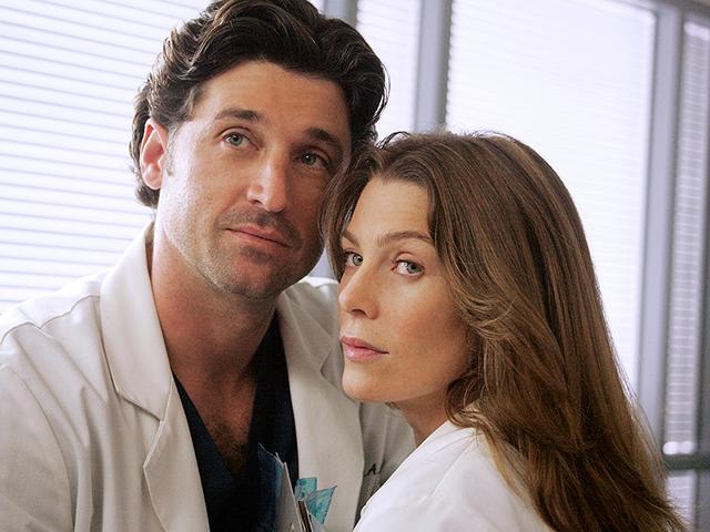 Ellen Pompeo and Patrick Dempsey in a still from Grey’s Anatomy. (ABC) Ellen Pompeo and Patrick Dempsey in a still from Grey’s Anatomy. (ABC)