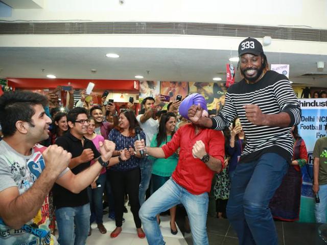 It was cricketer Mandeep Singh who had taught him a lot of Punjabi moves, he added. (AMAL KS /HT Photo) 