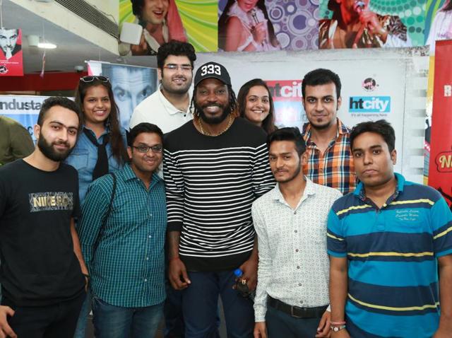 Gayle said he made his first class debut in Pune, India. (AMAL KS /HT Photo) 