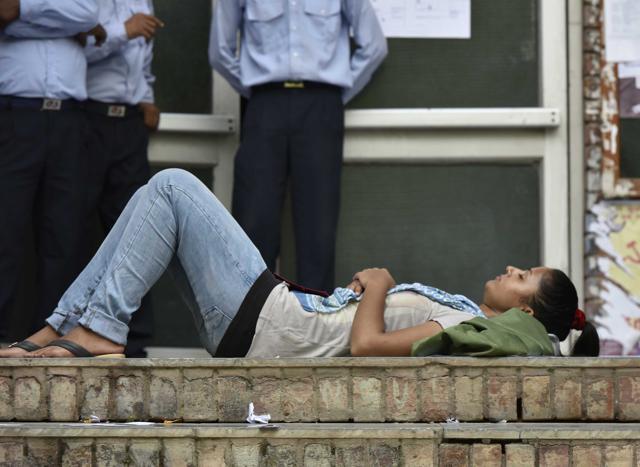 Outgoing JNU students’ union vice-president Shehla Rashid at the university on Friday. (Vipin Kumar/HT Photo) Outgoing JNU students’ union vice-president Shehla Rashid at the university on Friday. (Vipin Kumar/HT Photo)