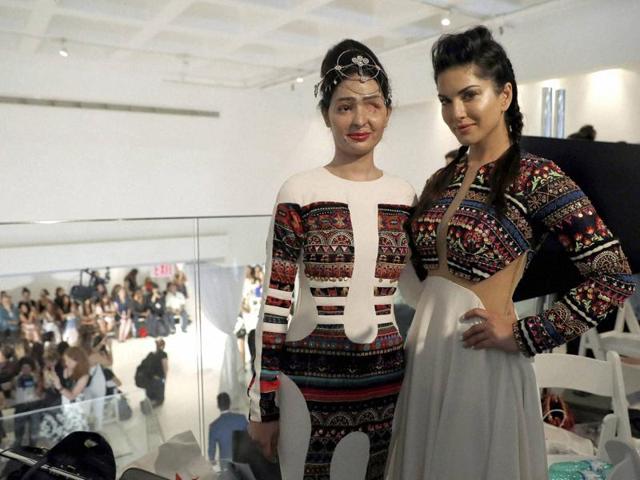 New York Fashion Week saw an emotional appearance by acid attack survivor Reshma Qureshi on Thursday. But she was not the only Indian woman on ramp: Meet the other two.  (AP) 