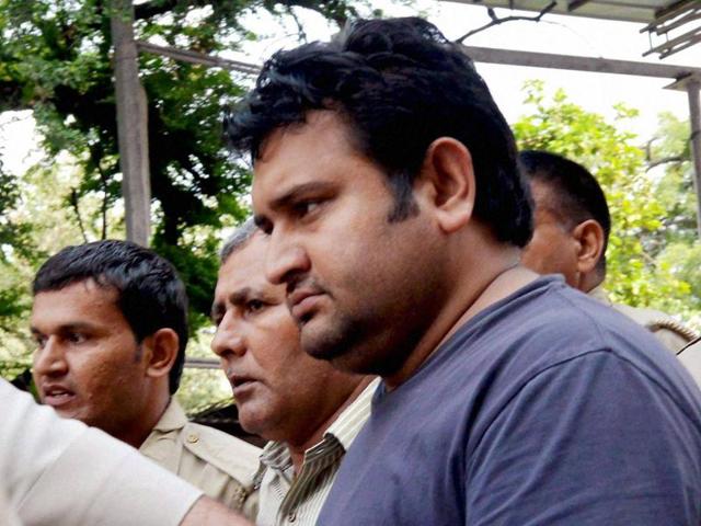 Sacked Aam Aadmi Party (AAP) minister Sandeep Kumar is produced in Tees Hazari court in New Delhi. (PTI Photo) Sacked Aam Aadmi Party (AAP) minister Sandeep Kumar is produced in Tees Hazari court in New Delhi. (PTI Photo)