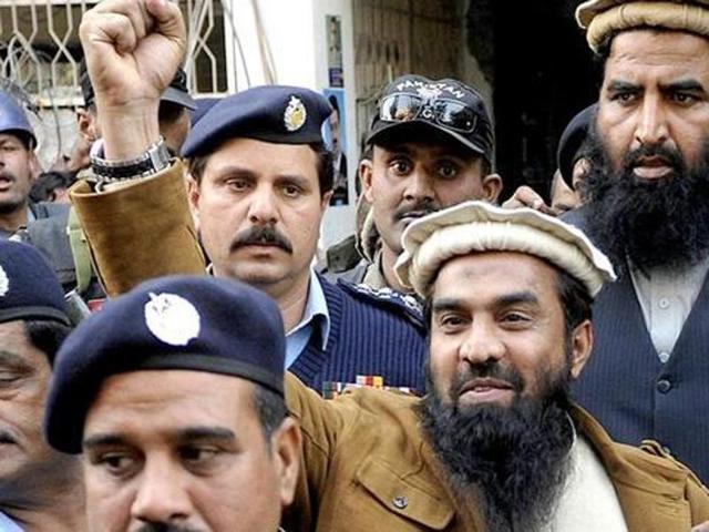 Zakiur Rehman Lakhvi, the main suspect of the Mumbai terror attacks in 2008, raises his fist after his court appearance in Islamabad, Pakistan. (AP File Photo) (AP File Photo) Zakiur Rehman Lakhvi, the main suspect of the Mumbai terror attacks in 2008, raises his fist after his court appearance in Islamabad, Pakistan. (AP File Photo) (AP File Photo)