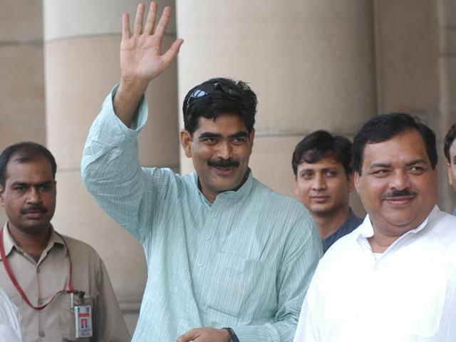 Shahabuddin in Parliament when he was a RJD MP. (Sunil Saxena/ HT Photo) Shahabuddin in Parliament when he was a RJD MP. (Sunil Saxena/ HT Photo)