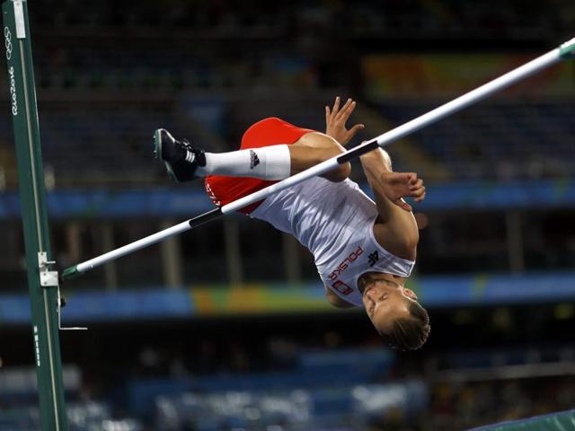 Lukasz Mamczarz of Poland finished fourth. (REUTERS)