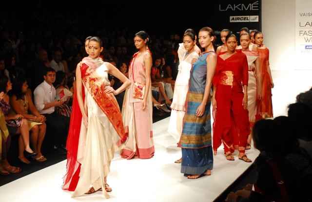 Shadangule made her debut at the Lakme Fashion Week in 2011 with her Chanderi collection (Hindustan Times) Shadangule made her debut at the Lakme Fashion Week in 2011 with her Chanderi collection (Hindustan Times)
