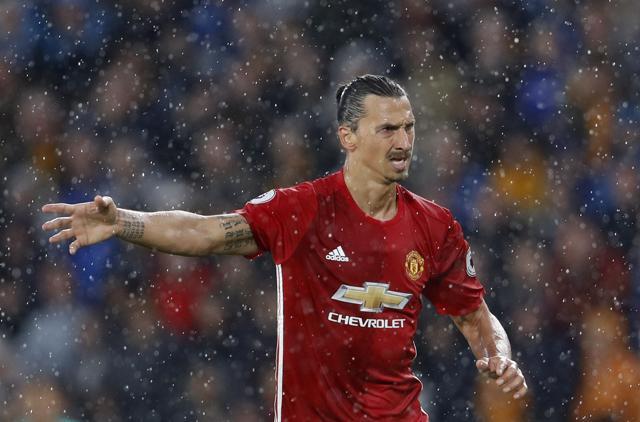 Ibrahimoic described Guardiola, his coach at Barcelona, as a “spineless coward”. (REUTERS)