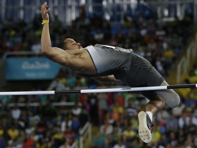 Leon Schaefer from Germany competes in the final. (AP)