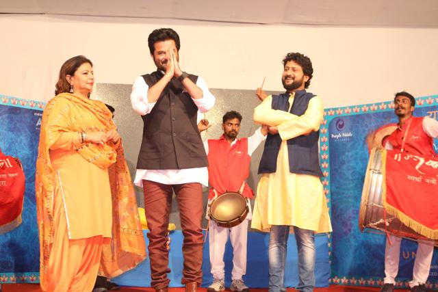 Madhu Chopra and Anil Kapoor during music release of film Ventilator in Mumbai. (IANS) Madhu Chopra and Anil Kapoor during music release of film Ventilator in Mumbai. (IANS)