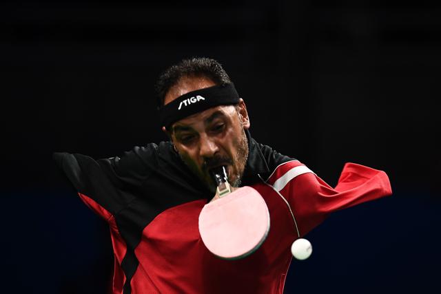 “I’m just happy that I could come from Egypt to be here at the Paralympics and to play against a champion,” he told AFP. (AFP)
