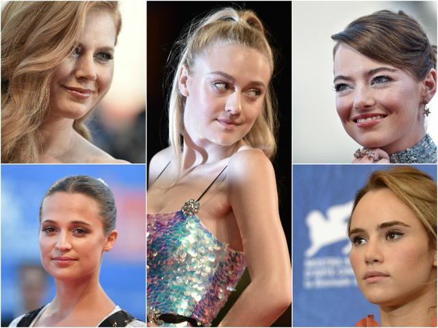 Countless stars turned up for the paparazzi rocking the same fresh, low-key yet flawless makeup look at the Venice Film Festival this year. (AFP) Countless stars turned up for the paparazzi rocking the same fresh, low-key yet flawless makeup look at the Venice Film Festival this year. (AFP)