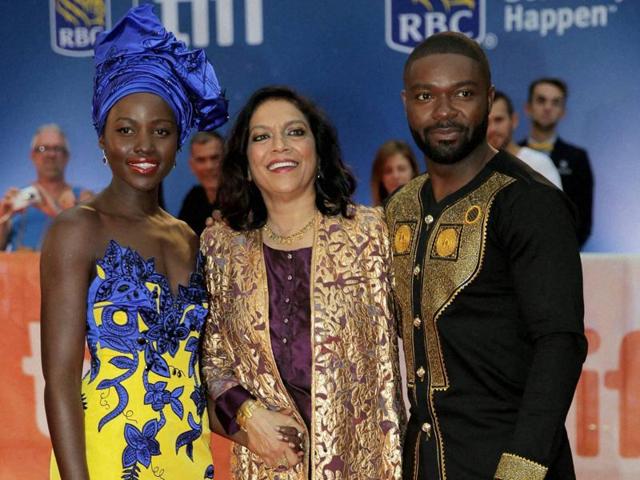 Lupita Nyong'o, Mira Nair and David Oyelowo attend the Queen of Katwe premiere on Day 3 of TIFF. (AP) Lupita Nyong'o, Mira Nair and David Oyelowo attend the Queen of Katwe premiere on Day 3 of TIFF. (AP)