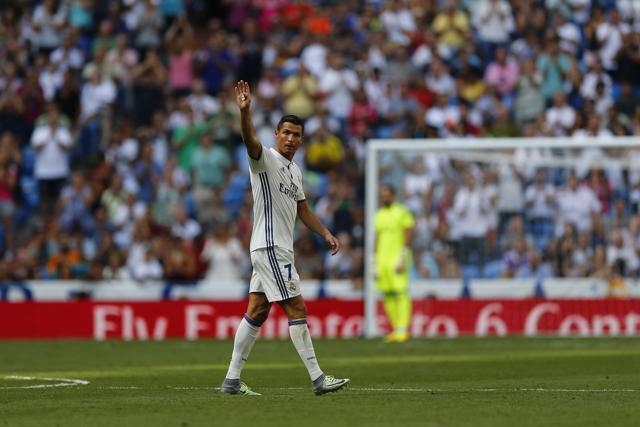 Ronaldo played his first game since his injury in the Euro 2016 final. (AP) Ronaldo played his first game since his injury in the Euro 2016 final. (AP)