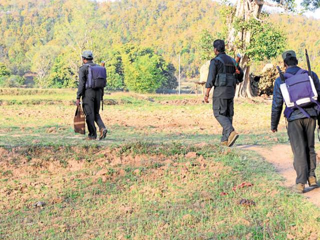 Security forces gunned down a top Maoist leader Ashish at his hideout inside Palkot jungles in Gumla district of Jharkhand. (Pavaz Khan/HT File Photo) Security forces gunned down a top Maoist leader Ashish at his hideout inside Palkot jungles in Gumla district of Jharkhand. (Pavaz Khan/HT File Photo)
