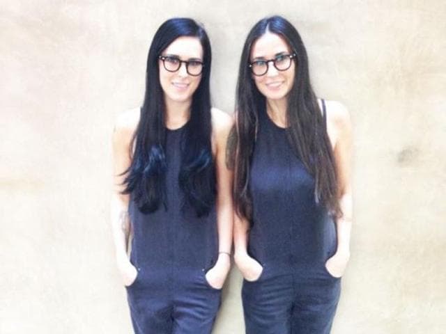 Demi Moore and her daughter Rumer need to stop confusing the world. (Instagram)