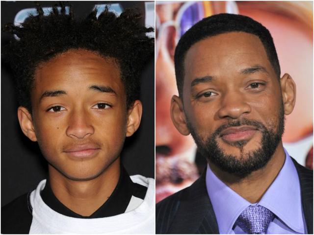 Those ears, those eyes and that smile. Jaden has all the best features of his dad. (Shutterstock)