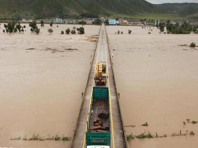 The UN has said that around 133 people had been killed and over a lakh people rendered homeless along the Tumen River (shown flooded last month). (Xinhua//Shutterstock) The UN has said that around 133 people had been killed and over a lakh people rendered homeless along the Tumen River (shown flooded last month). (Xinhua//Shutterstock)