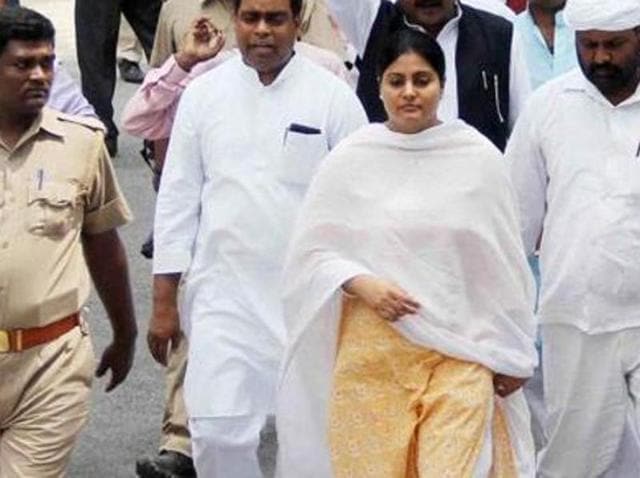 Minister of state in the ministry of health and family welfare, Anupriya Patel, at a road show in Allahabad. (PTI file) Minister of state in the ministry of health and family welfare, Anupriya Patel, at a road show in Allahabad. (PTI file)