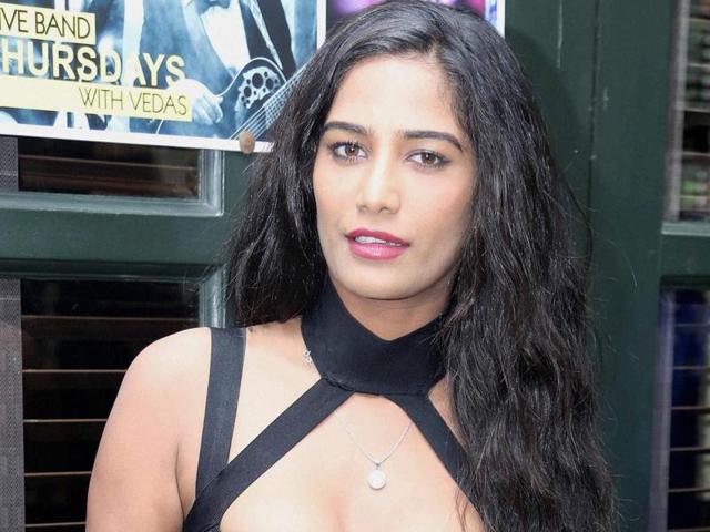 Bollywood actress Poonam Pandey during the trailer launch of her upcoming film in New Delhi on Friday. (PTI) Bollywood actress Poonam Pandey during the trailer launch of her upcoming film in New Delhi on Friday. (PTI)