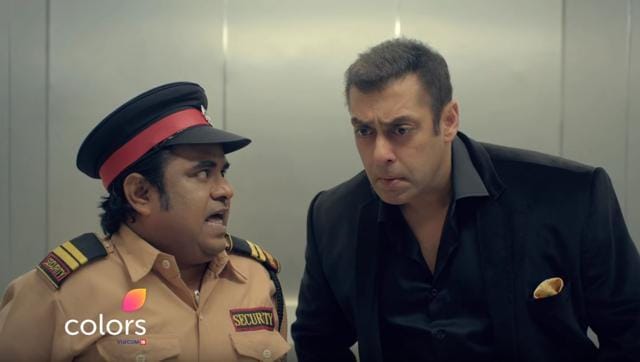 Salman Khan in a still from a promo of Bigg Boss 10.