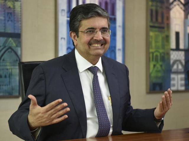 Uday Kotak, MD Kotak Mahindra Bank.(Arijit Sen/HT PHOTO)