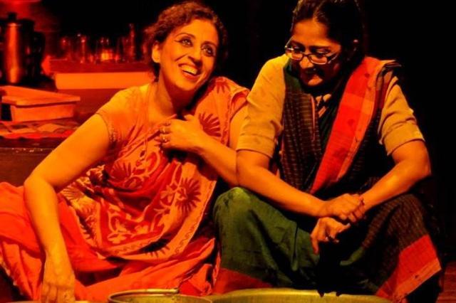 A scene from Ramanjit Kaur’s play Baawre Mann ke Sapne. A scene from Ramanjit Kaur’s play Baawre Mann ke Sapne.