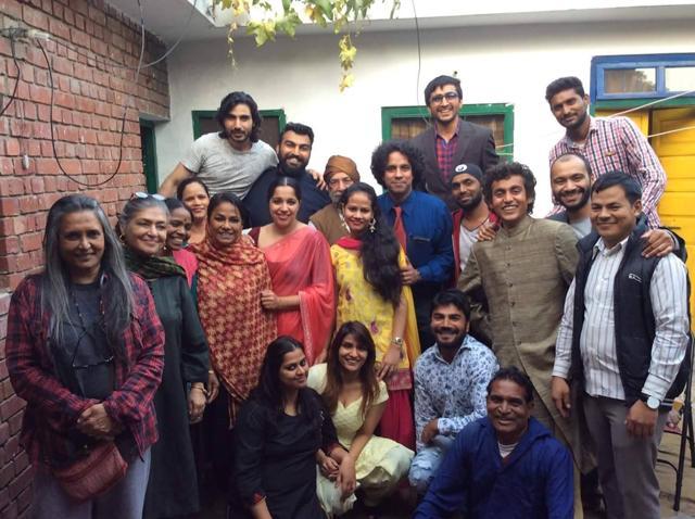 The cast and crew of Deepa Mehta’s docu-drama Anatomy of Violence. The cast and crew of Deepa Mehta’s docu-drama Anatomy of Violence.