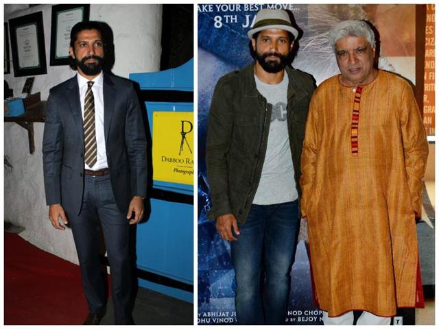 Javed Akhtar has won accolades for his work in Bollywood as a lyricist but his son Farhan is a filmmaker as well as an actor and musician 