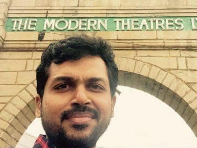 Karthi posts this photo of himself from an undisclosed location. (Karthi.sivakumar/Instagram) 