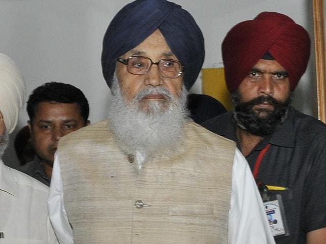 Punjab CM Parkash Singh Badal at the monsoon session of the Punjab assembly in Chandigarh on Monday. (Keshav Singh/HT) Punjab CM Parkash Singh Badal at the monsoon session of the Punjab assembly in Chandigarh on Monday. (Keshav Singh/HT)