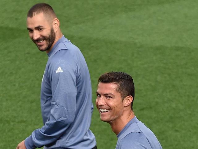 Real Madrid's Cristiano Ronaldo during a training session. (Reuters) Real Madrid's Cristiano Ronaldo during a training session. (Reuters)