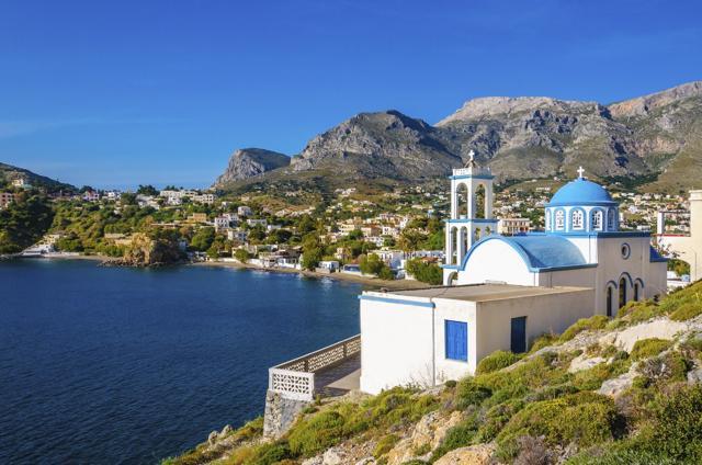 A white and blue church on the Greek island of Crete. (Istock) A white and blue church on the Greek island of Crete. (Istock)