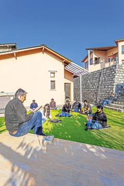 Book reading sessions have also been held at this retreat designed for creative people. Book reading sessions have also been held at this retreat designed for creative people.