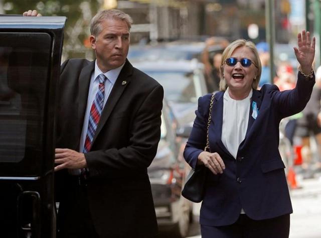 Clinton will have to shake off the effects of pneumonia to return to the campaign trail. (REUTERS) Clinton will have to shake off the effects of pneumonia to return to the campaign trail. (REUTERS)