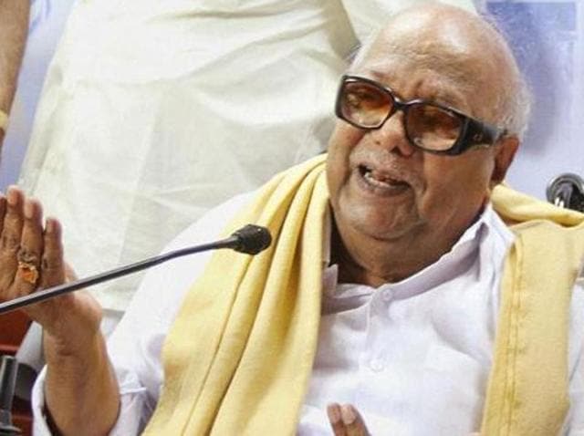DMK chief said the ban reminded him of the days of Emergency when his articles in party mouthpiece ‘Murasoli’ were “banned”. (PTI) DMK chief said the ban reminded him of the days of Emergency when his articles in party mouthpiece ‘Murasoli’ were “banned”. (PTI)