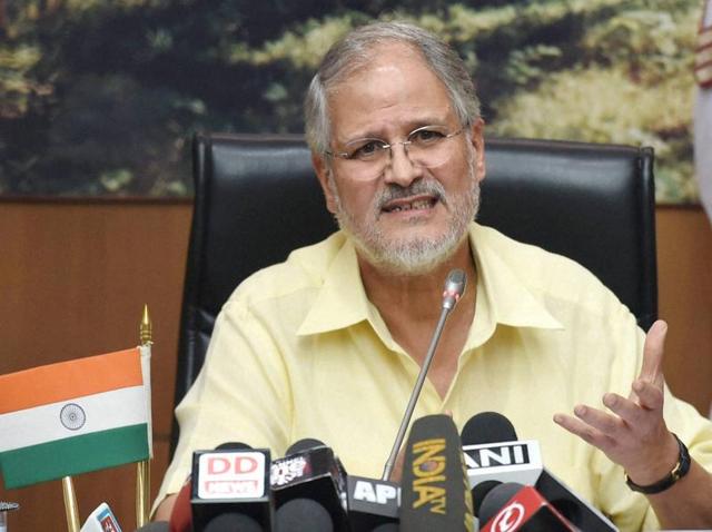 Lieutenant governor of Delhi Najeeb Jung at a press conference in New Delhi. (PTI Photo) Lieutenant governor of Delhi Najeeb Jung at a press conference in New Delhi. (PTI Photo)