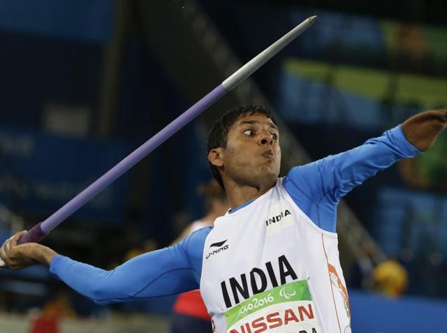 India's Devendra Jhajharia set a new world record in the F46 event to win gold. (AP) India's Devendra Jhajharia set a new world record in the F46 event to win gold. (AP)