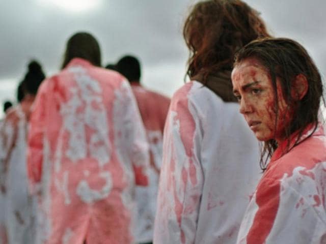 Raw is part coming-of-age story, part gross-out horror of a French college student’s slow transformation into a cannibal. (TIFF) Raw is part coming-of-age story, part gross-out horror of a French college student’s slow transformation into a cannibal. (TIFF)