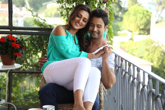 Mimi Chakraborty and debutant Yash Chakraborty in Birsa Dasgupta’s film Gangster. (Shree Venkatesh Films)