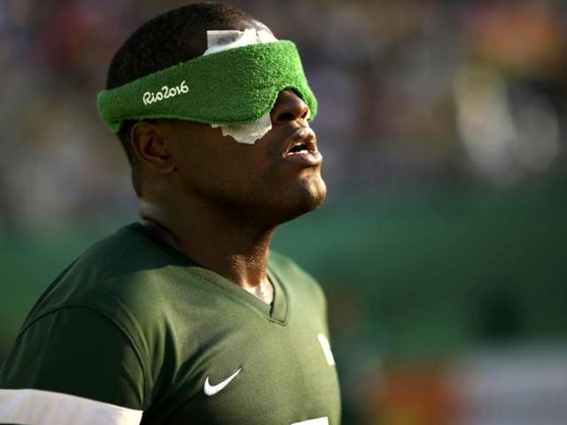 Jefinho led Brazil to two back-to-back Paralympic gold medals at Beijing 2008 and London 2012. Brazil plays China in the Rio 2016 semifinals Thursday. The bronze- and gold-medal games are Saturday. (REUTERS) Jefinho led Brazil to two back-to-back Paralympic gold medals at Beijing 2008 and London 2012. Brazil plays China in the Rio 2016 semifinals Thursday. The bronze- and gold-medal games are Saturday. (REUTERS)