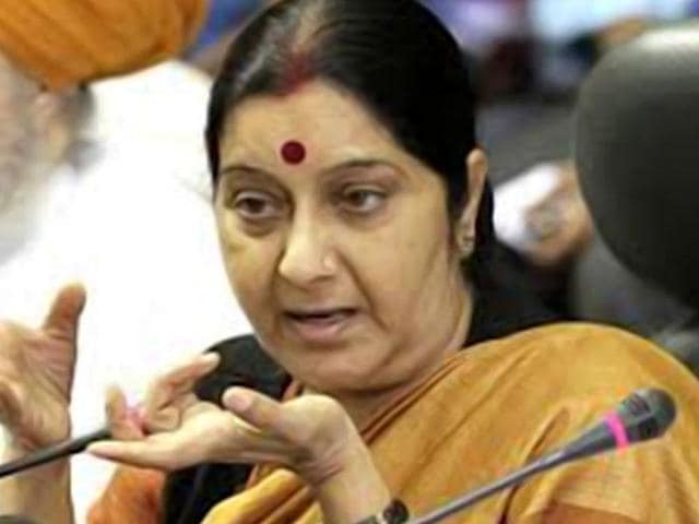 External affairs minister Sushma Swaraj(HT File Photo)