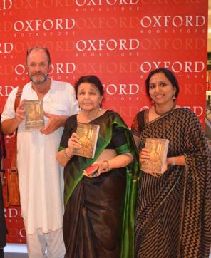 Author William Dalrymple, with translator Zakia Zaheer and singer Vidya Shah. Author William Dalrymple, with translator Zakia Zaheer and singer Vidya Shah.