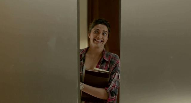 “Scared” smile