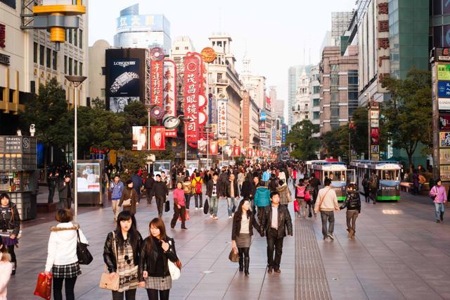 Nanjing road, the main shopping street in Shanghai, China, is one of the world’s busiest commercial streets. (www.shutterstock.com) Nanjing road, the main shopping street in Shanghai, China, is one of the world’s busiest commercial streets. (www.shutterstock.com)
