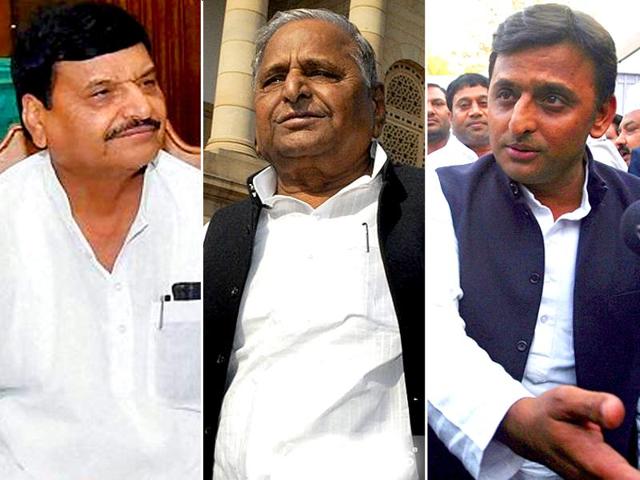 The Yadav family feud is a political matter, CM Akhilesh had clarified recently after he stripped uncle Shivpal of three ministerial berths. And no one will be sadder than its founder president Mulayam Singh.(Agencies)