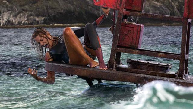 Blake Lively plays a seasoned surfer who bobs into shark-infested waters just off a secluded Mexican shore. Blake Lively plays a seasoned surfer who bobs into shark-infested waters just off a secluded Mexican shore.